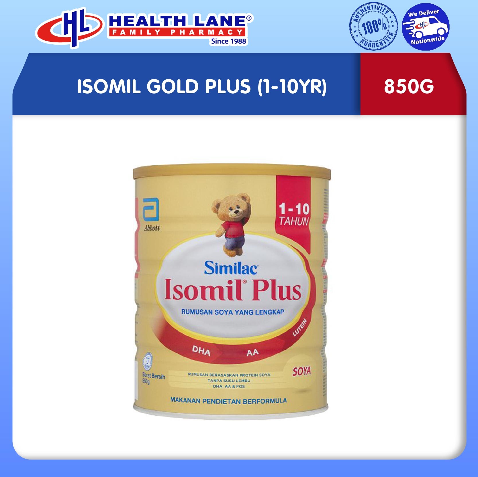 ISOMIL GOLD PLUS 850G (1-10YR) (M3-4)